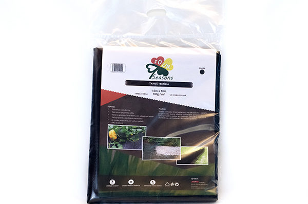 PEMI CORPORATION TKANÁ textília 100 g/m², rozmer 1,6 x 10 m, farba ČIERNA