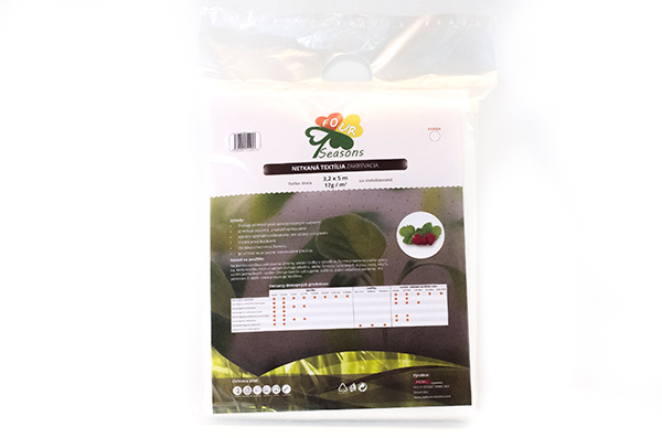PEMI CORPORATION netkaná textília 17g/m², rozmer 3,2 x 5 m, farba biela