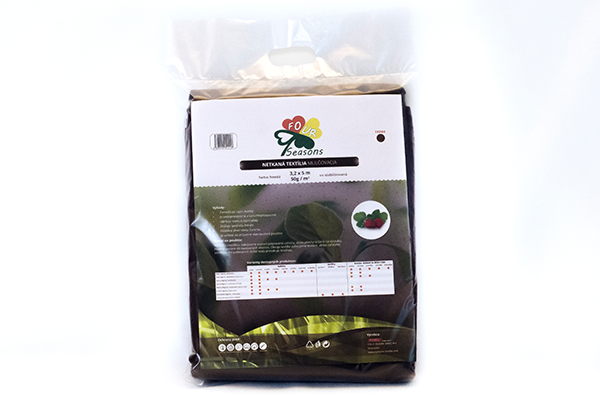 PEMI CORPORATION netkaná textília 50g/m², rozmer 3,2 x 5 m, farba HNEDÁ