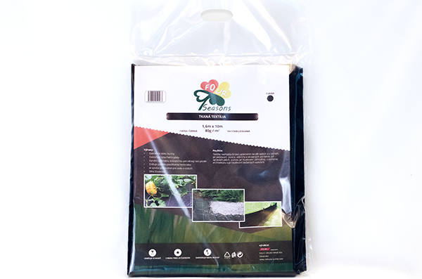 PEMI CORPORATION TKANÁ textília 80 g/m², rozmer 1,6 x 10 m, farba ČIERNA